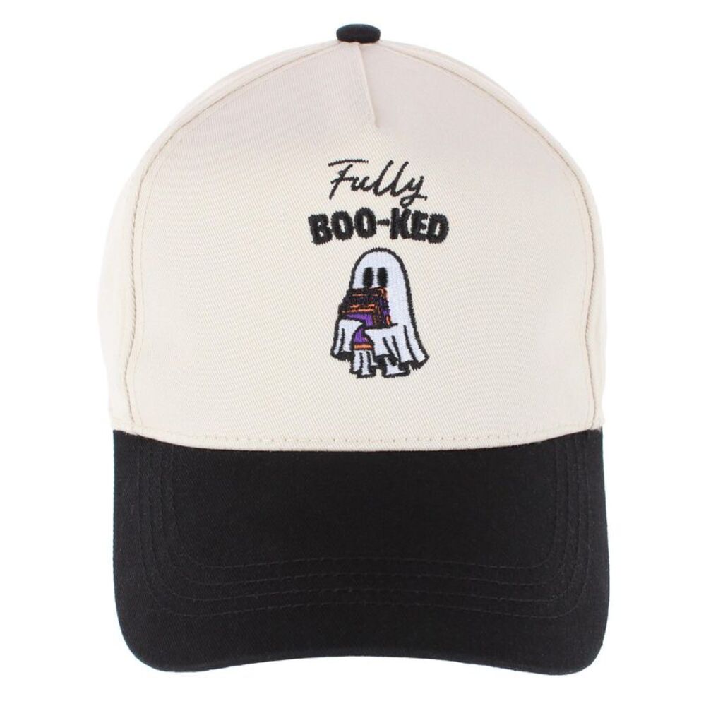 CTM Women's Fully Boo-ked Two-Toned Trucker Cap
